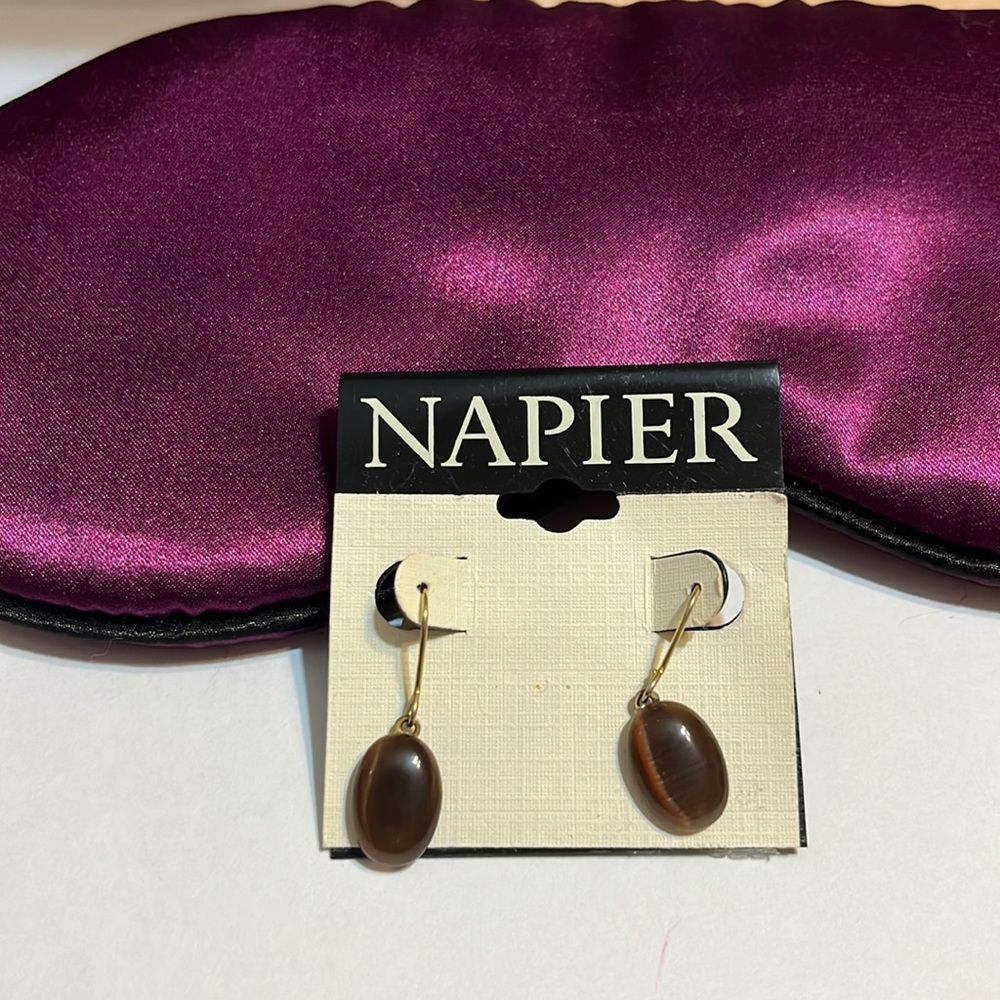 New Brown Napier earrings